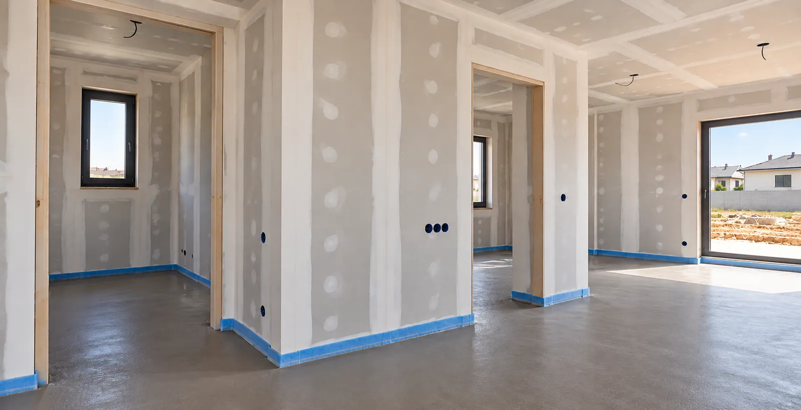 Cerramientos interiores en el proceso de construcción de una vivienda de entramado ligero de madera